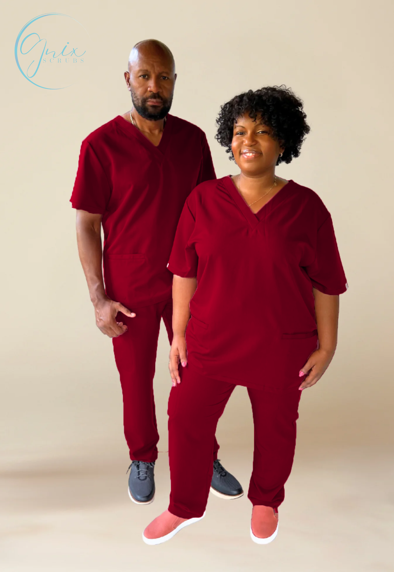 Omari Unisex Scrubs - Top